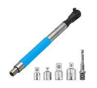 2. Set di chiavi a cricchetto con interruttore rapido da 1/2", 4 adattatori e maniglia per meccanici professionali e compiti ad alta coppia, adattatori per chiavi a cricchetto