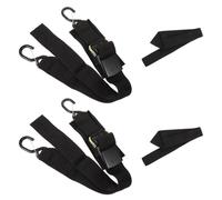 2 Set di cinghie per verricello per barche con gancio Cinghie per rimorchio per