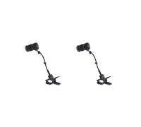 2 set di clip microfono senza microfono per Erhu Flauto Cucurbit Flauto Performance