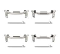 2 set di connettori per cinturino da 20 mm progettati per Samsung Galaxy Watch 8/8 Classic 2025, adattatore in acciaio inossidabile per Galaxy Watch 8, senza spazi vuoti, taglia unica, in acciaio