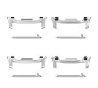 2 set di connettori per cinturino da 20 mm progettati per Samsung Galaxy Watch 8/8 Classic 2025, adattatore in acciaio inossidabile per Galaxy Watch 8, senza spazi vuoti, taglia unica, in acciaio