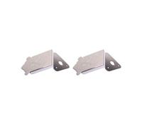 2 set di cordiera per mandolino a 12 fori per 3-6 corde, per chitarra a 3-6 corde, argento