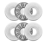 2 set di cuscinetti a rulli conici NTA613+2TRA con rondelle, cuscinetti a rulli conici in acciaio cromato resistente al calore da 3/8 x 13/16 x 5/64 pollici