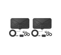 2 set di Digital Indoor Amplificato TV Antenna Free View Televisione canali locali