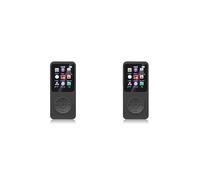 2 set di display digitale portatile mini lettore MP3 in esecuzione Bluetooth compatibile 5.0 ricaricabile video musica riproduzione altoparlante nero 8G