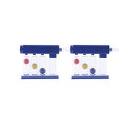 2 set di esercizi per la respirazione profonda del polmone recupero polmonare Breathtrainer lavabile igienico dispositivo a 3 sfere