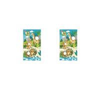 2 set di fagioli riutilizzabili set di gioco banner amici interazione lancio gioco cortile stile C