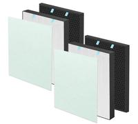 2 set di filtri di ricambio Air400 per filtri e prefiltri Bissell Air400 - 2521 True Hepa e 2520 filtri a carbone attivo rispetto alla parte 2521, 2520