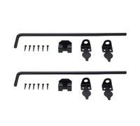 2 set di gancello bullone della canna goccia 18 pollici 18 pollici hardware pesante hardware a terra gust metallico per perno di gate in ferro in metallo
