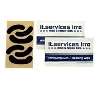 2 set di glides/mouse pads per il mouse PC SteelSeries XAI, Sensei, RAW, MLG, Guild Wars 2, comprende 2 cuscinetti per la pulizia