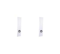 2 set di guarnizioni per finestre per condizionatore d'aria, resistenti, universali, per soggiorno, bagno, 2 m, bianco