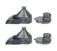 2 set di imbuto e coperchio di ricambio compatibili con Baby Brezza Formula Pro Advanced, imbuto e coperchio di ricambio, accessorio per dispenser in polipropilene resistente, grigio