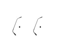 2 set di microfoni a condensatore per microfono a collo d'oca in schiuma, copertura antivento 59 cm