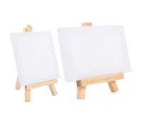 2 set di mini tele decorative mini cavalcini fai -da -te realizzati delicati