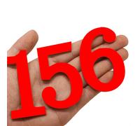 2 set di numeri in legno adesivi matematica numero di decalcomanie a forma di
