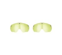 2 set di occhiali protettivi antipolvere per casco da ciclismo, colore giallo, 18,5 x 9 x 6 cm