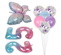 2 set di palloncini di compleanno Palloncini decorativi in pellicola di