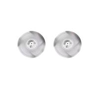 2 set di piatti per batteria, robusti accessori per batteria, bassi volumi, per principianti, 40,6 cm, 40,6 cm