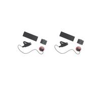 2 set di pickup piezoelettrico per microfono a contatto piezo, trasduttore, pickup per chitarre acustiche