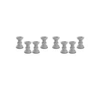 2 set di piedini antiscivolo per lavatrice, universali, per mobili da bagno, casa, 4 pezzi
