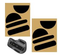 2 Set di Piedini per Mouse in PTFE Compatibili con Logitech MX Master 3 / 3S, Mouse Feet Sticker, Mouse Skates, Pattini Autoadesivi, Piedini di Ricambio per Scorrimento Fluido, Nero