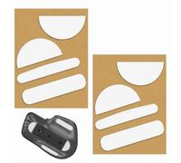2 Set di Piedini per Mouse in PTFE Compatibili con Logitech MX Master 3 / 3S, Mouse Feet Sticker, Mouse Skates, Pattini Autoadesivi, Piedini di Ricambio per Scorrimento Fluido, Bianco
