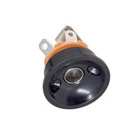 2. Set di prese professionali per chitarra elettrica con struttura in metallo a canale singolo per basso e chitarra, presa jack mono in ottone