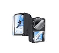 2 set di protezioni per schermo in vetro temperato Per DJI Osmo Action 6 Trasmissione della luce al 99% Pellicola protettiva per schermo HD 9H Antipolvere e antigraffio antibolla (type1)