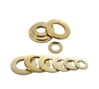 2 set di rondelle piatte in ottone massiccio, guarnizione O-ring, distanziatori in metallo, cuscinetti semplici per viti, dadi, barre filettate(M2x5x0.4(300Pcs))