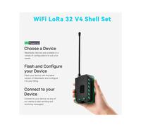 2 Set di Scheda Heltec LoRa32 V4 Meshtastic + Batteria + Custodia ESP32 WIFI BLE SX1262 LoRa OLED Alimentata A Energia Solare