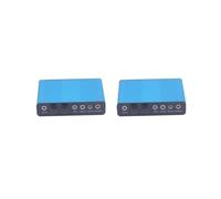 2 set di schede audio esterne USB 5.1 audio surround audio ottico scheda audio, blu