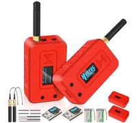 2 set di schede modulo ESP32 LoRa V3 con antenna 868 MHz, custodia protettiva con batteria da 3000 mAh, WLAN integrato, Blue Tooth SX1262 CP2102, display OLED da 0,96 pollici tipo C per ARduino Lora