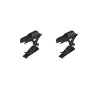 2 set di secchiello porta canna da pesca secchio porta canna da pesca attrezzi da pesca porta canna da pesca 10 cm, nero