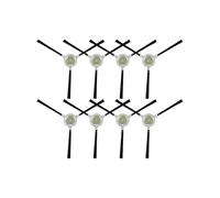 2 set di spazzole laterali adatte, compatibili con accessori for robot spazzatrici Lefant, M1 M2/M2S Pro/M2 Plus