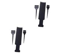 2 Set Di Spazzole Per Per Tingere Pettine Per Tinta Per Parrucchieri Strumento Auto-modellante Per Uso Domestico 3 Pezzi * 2