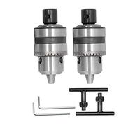 2 Set di strumenti di conversione per chiave inglese a 3 artigli per mandrino per trapano per carichi pesanti 1/2 pollice 1,5-10 mm per la conversione dell'avvitatore a percussione