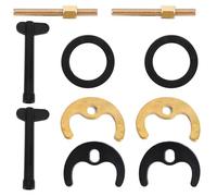 2 set di strumenti di fissaggio per rubinetto, kit di montaggio per staffa da cucina e rubinetto a doppio foro (M10)