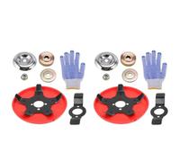 2 Set di Testine Universali in Acciaio for Tagliabordi a Filo, Disco Diserbante Testina Tagliabordi Doppio Uso Lama Multifunzione for Taglio Erba for Giardinaggio Tagliaerba Decespugliatore
