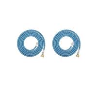 2 set di tubi flessibili per aerografo intrecciati da 1/8" a 1/4" BSP adattatore adatto alla maggior parte delle marche