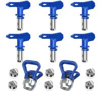 2 Set di Ugelli Per Airless, Punte Per Spruzzatura Reversibili Punt4006