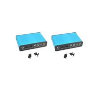 2 set di USB 6 canali 5.1/7.1 Surround Scheda audio esterna PC Laptop Desktop Tablet Audio Scheda adattatore ottico