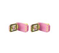 2 set di videoregistratore per bambini per bambini bambino vacanza supporto 32 GB SD Card rosa