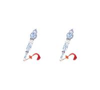 2 set di zucca Hlute strumento a fiato con nodo cinese a fiato cinese Hulusi flauto colorato C chiave