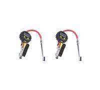 2 Set Digitale Auto Pneumatico Pneumatico Gonfiatore Alta Precisione Manometro Tester # 3