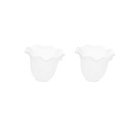2 Set E27 Vetro Trasparente Ventilatore Da Soffitto Lampadario Da Parete Paralume 1 Tipo 1