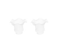 2 Set E27 Vetro Trasparente Ventilatore Da Soffitto Lampadario Da Parete Paralume 4 Tipo 3