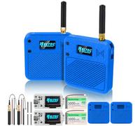 2 set ESP32 LoRa V3 Scheda di sviluppo con antenne da 863-928 MHz + batteria da 3000 mAh + custodia Meshtastic, ESP32-S3 SX1262 CP2102, WiFi integrato, Bluetooth, OLED per Arduino LoRaWAN IOT (blu)