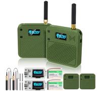 2 set ESP32 LoRa V3 Scheda di sviluppo con antenne da 863-928 MHz + batteria da 3000 mAh + custodia Meshtastic, ESP32-S3 SX1262 CP2102, WiFi integrato, Bluetooth, OLED per Arduino LoRaWAN IOT (verde)