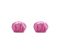 2 set Femminile Sleeping Hat Forniture Doppio Impermeabile Elastico Doccia Capelli Caps Addensato Ragazza Testa Copertura per Salon Rose Red