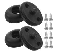 2 Set Fibbia Rotante per Muta da Sub, Chiusura Rapida per Immersione | Mute in Neoprene e Snorkeling, Connessione Salda e Rilascio Rapido, Set, Nero
